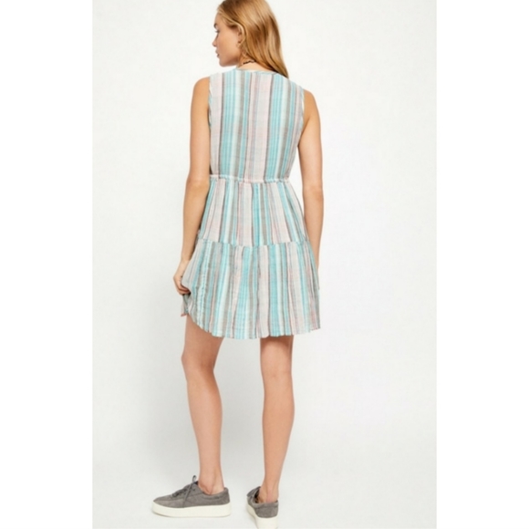 NWOT Free People Cotton Mini Dress - Large - Picture 3 of 12